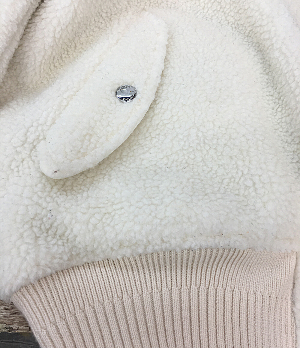 バーバリー リバーシブルブルゾン ホワイト×ブラウン 8047777 メンズ SIZE M BURBERRY