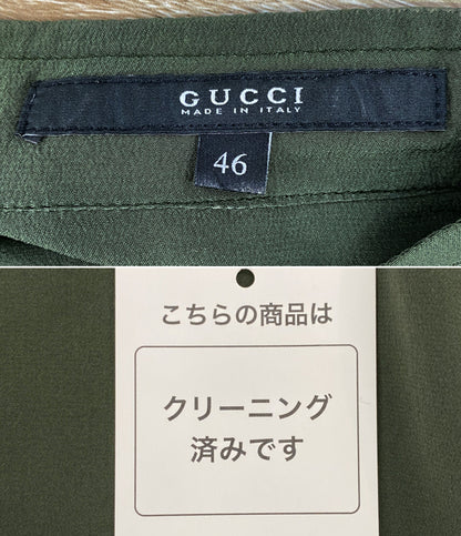 GUCCI 長袖ブラウス シルク 201431 ZS007 レディース SIZE 46 グッチ