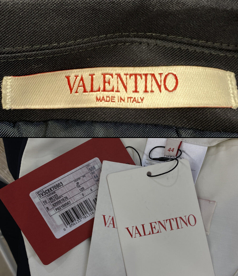 ヴァレンチノ ジャケット ブレザー 金釦 ネイビー メンズ SIZE 44 VALENTINO