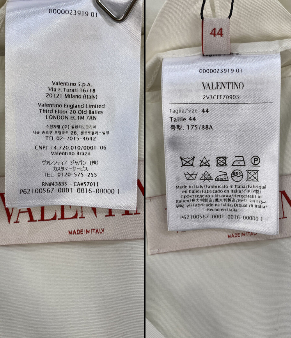 未使用 創作屋 VALENTINO カシミヤ混 金ボタン ブレザー ジャケット VALENTINO GARAVANI Metallic cloqué-jacquard jacket | NET-A-PORTER