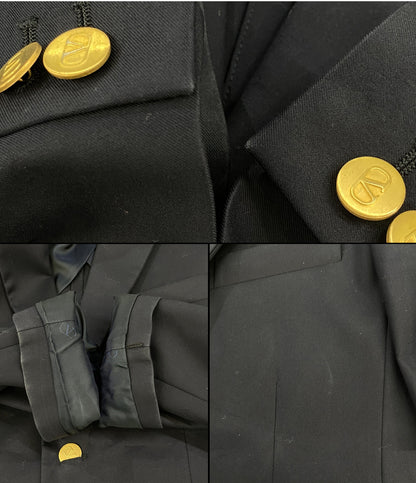 ヴァレンチノ ジャケット ブレザー 金釦 ネイビー メンズ SIZE 44 VALENTINO