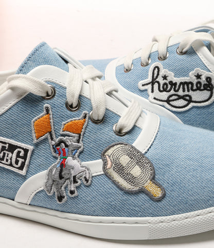 エルメス 美品 スニーカー イノサン ワッペン レディース SIZE 37 HERMES