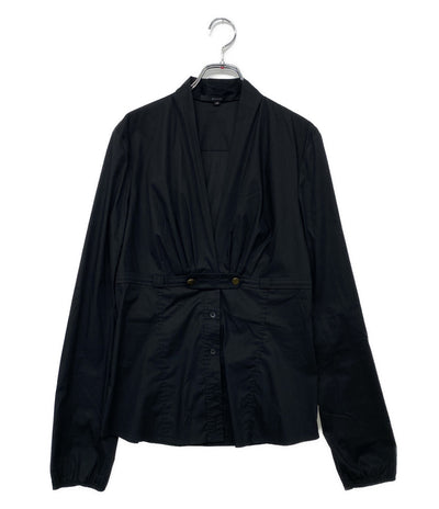 グッチ 長袖ブラウス 201430 ZS003 ブラック レディース SIZE 46 GUCCI