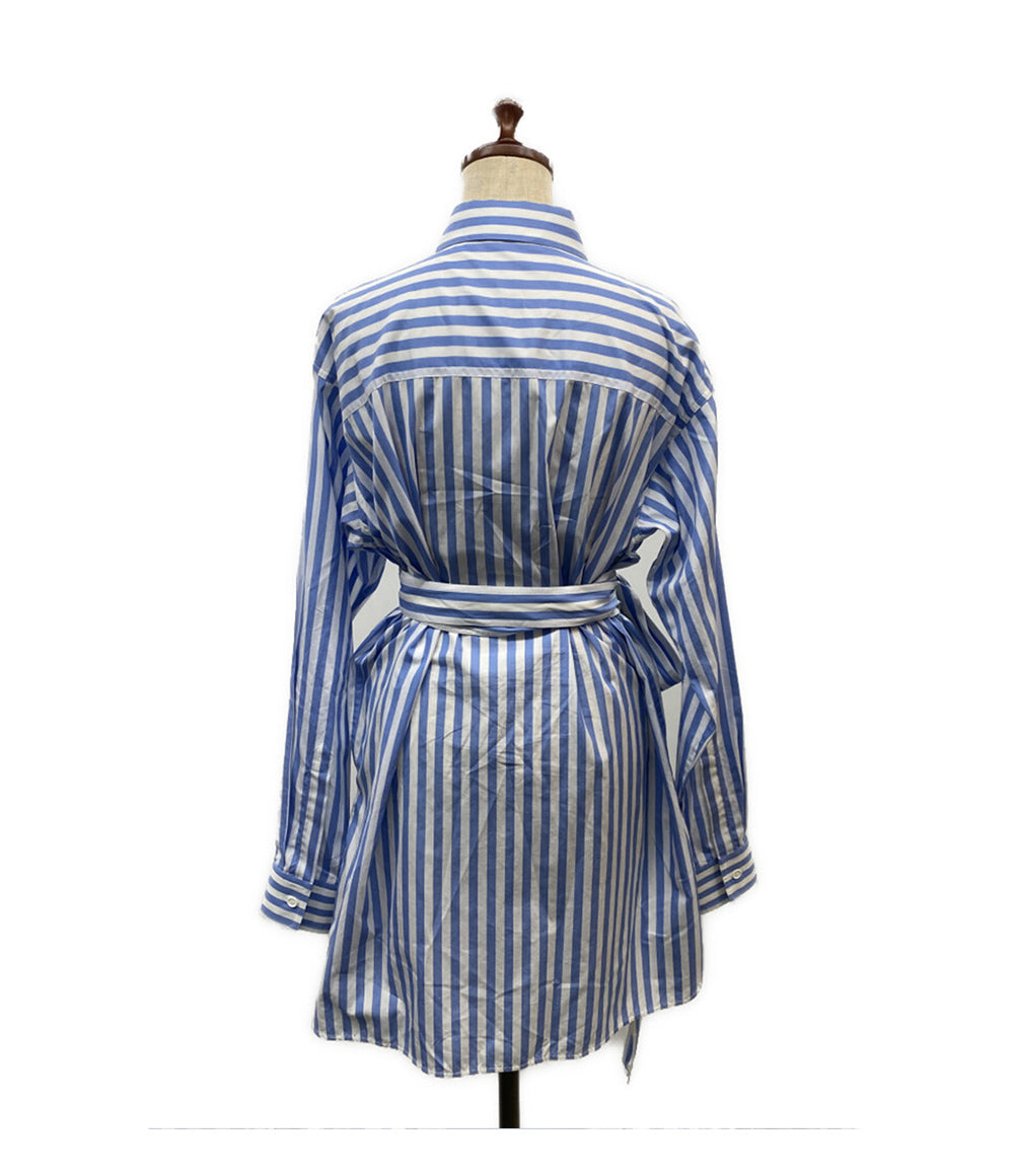セリーヌ 変形ストライプシャツ レディース SIZE 42 CELINE