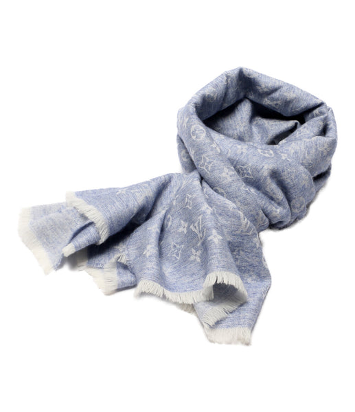 ルイヴィトン 美品 ストール エトール・モノグラム・ドゥドゥ M76596