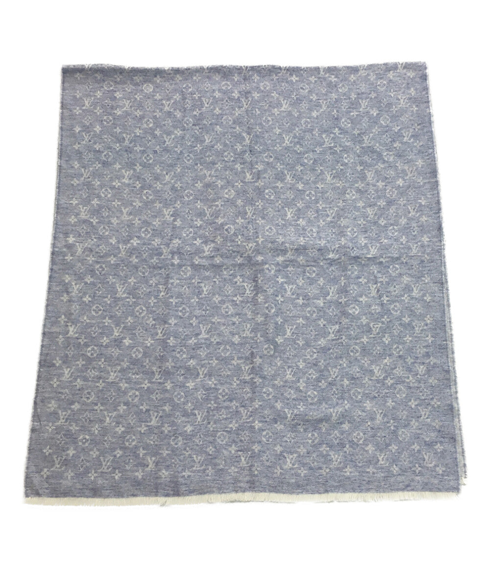 ルイヴィトン 美品 ストール エトール・モノグラム・ドゥドゥ M76596 レディース LOUIS VUITTON