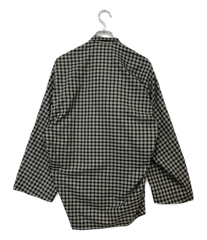 バレンシアガ ボウタイチェックシャツ 642288 レディース SIZE 32 BALENCIAGA