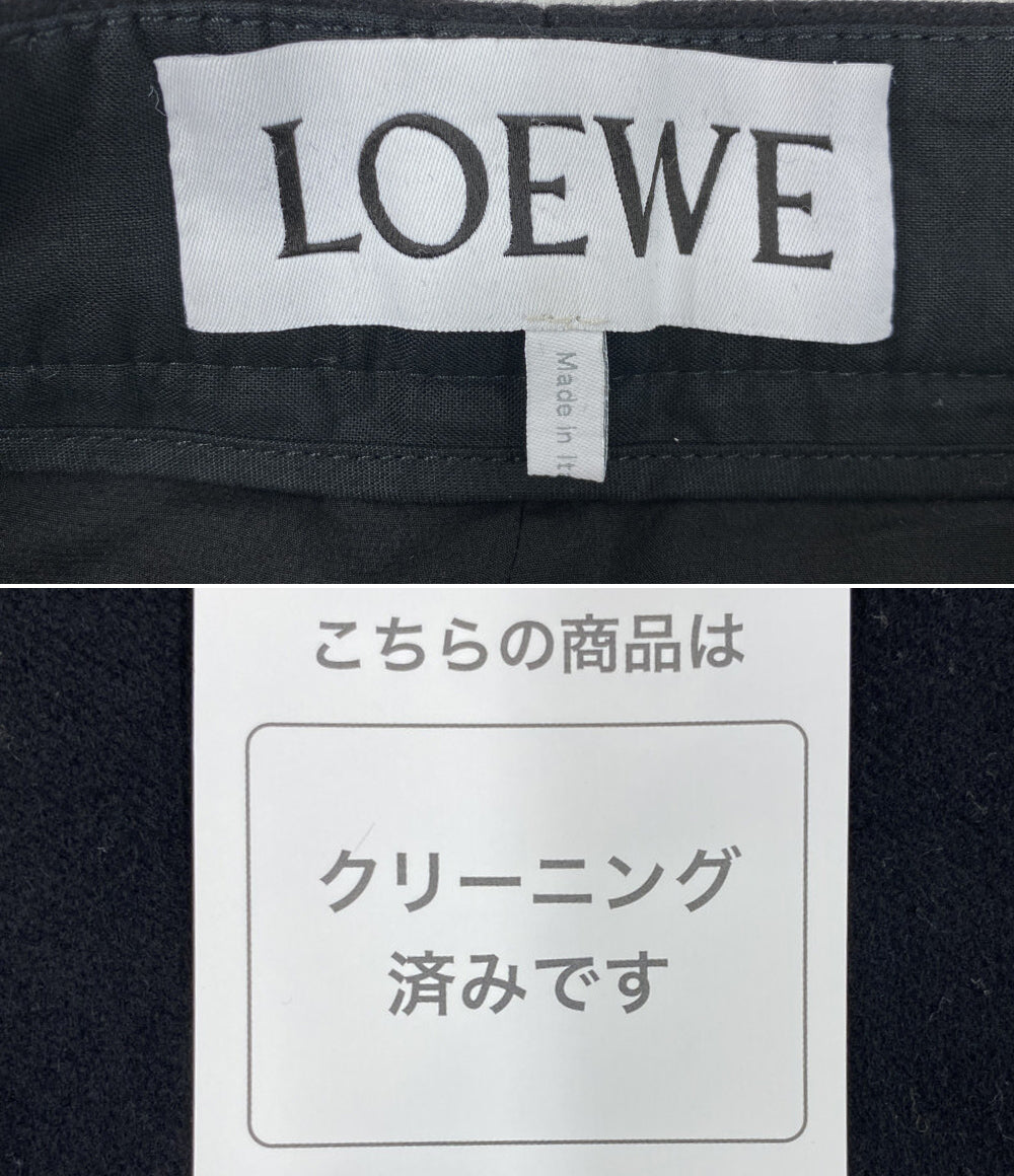 ロエベ ウールパンツ ブラック S540Y04X90 レディース SIZE 38 LOEWE