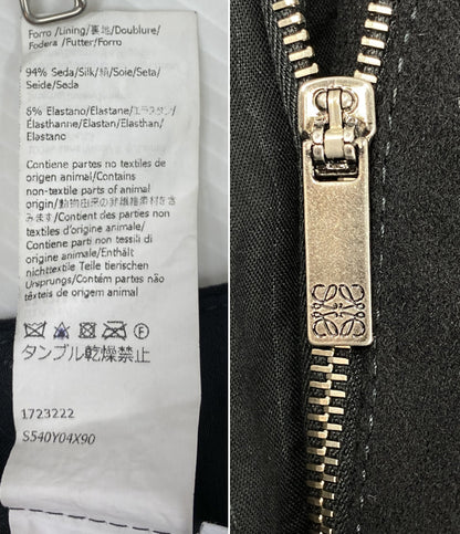 ロエベ ウールパンツ ブラック S540Y04X90 レディース SIZE 38 LOEWE