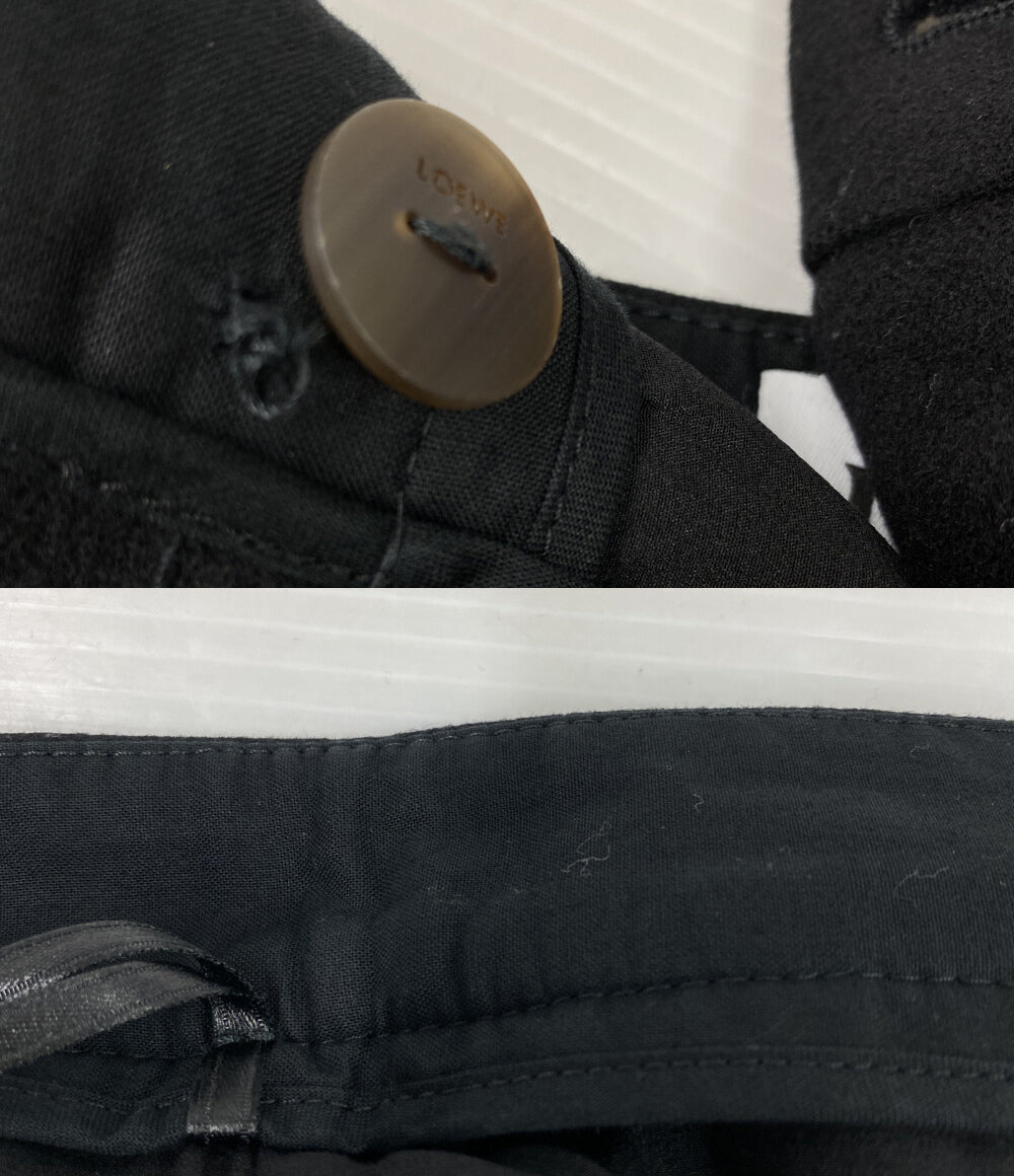 ロエベ ウールパンツ ブラック S540Y04X90 レディース SIZE 38 LOEWE