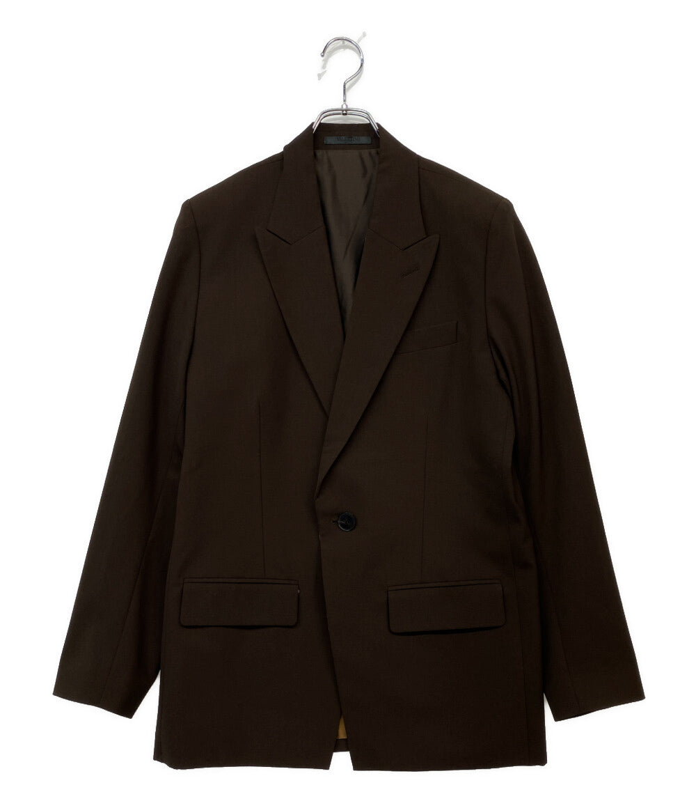 VALENTINO ジャケット ブラウン 40 オフィス フォーマル AJ0261 (ボンマックス) bonoffice ジャケット 洗える ビジネス用