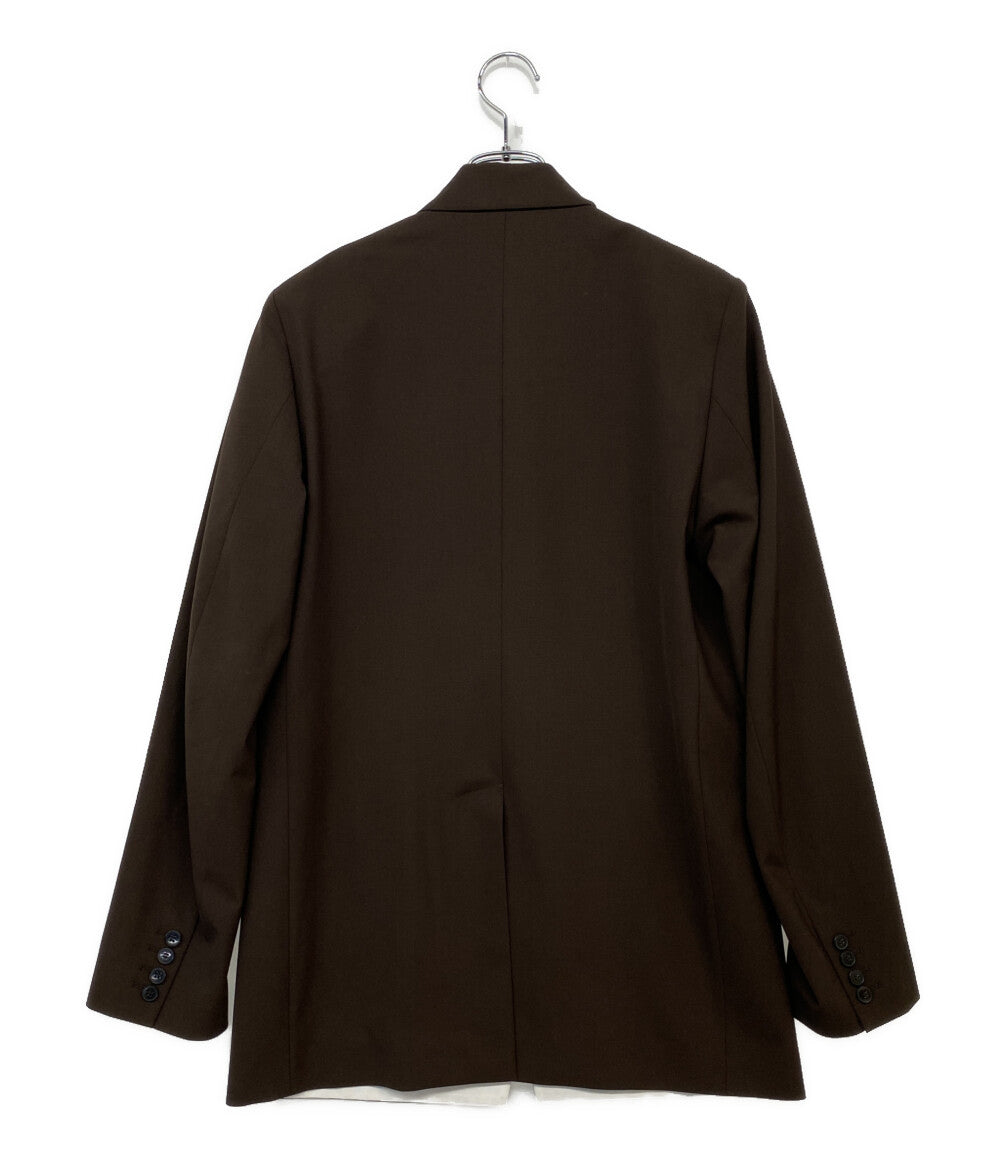 VALENTINO ジャケット ブラウン 40 オフィス フォーマル AJ0261 (ボンマックス) bonoffice ジャケット 洗える ビジネス用