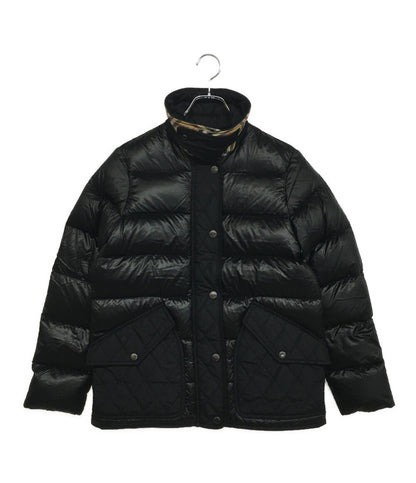 バーバリー ダウンジャケット キルティング ブラック QC-042004 レディース SIZE XS BURBERRY