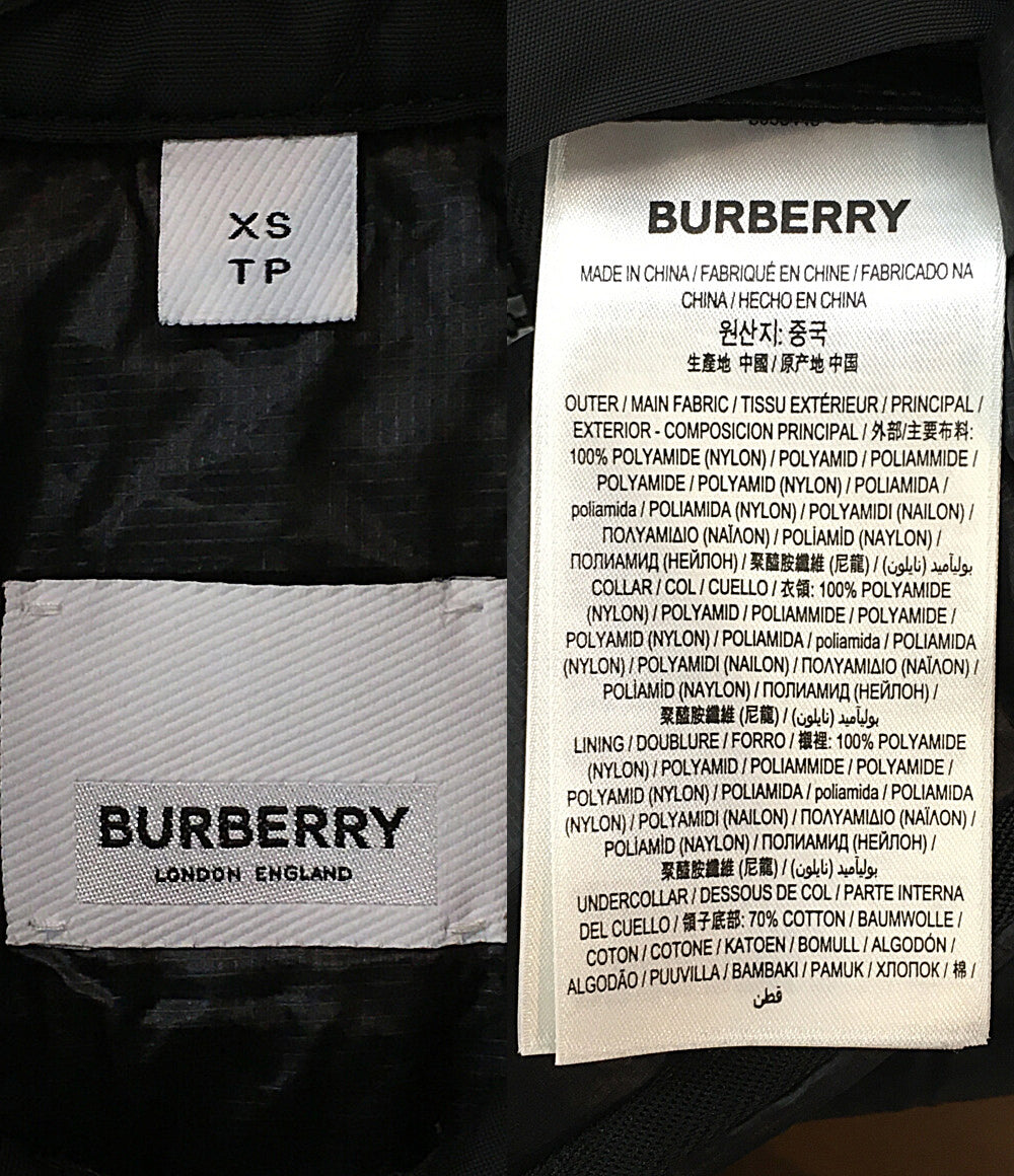 バーバリー ダウンジャケット キルティング ブラック QC-042004 レディース SIZE XS BURBERRY