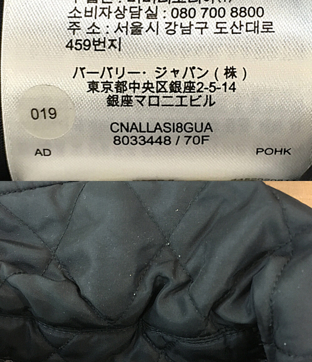 バーバリー ダウンジャケット キルティング ブラック QC-042004 レディース SIZE XS BURBERRY