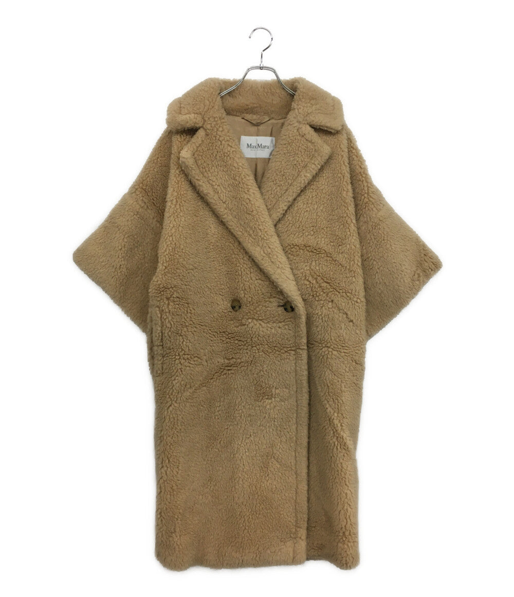 マックスマーラ ボアコート ショートスリーブ ベージュ 23101104316 レディース SIZE 34 MAX MARA