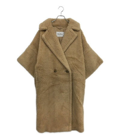 マックスマーラ ボアコート ショートスリーブ ベージュ 23101104316 レディース SIZE 34 MAX MARA