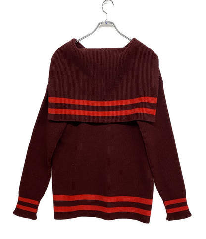 メゾンマルジェラ 長袖ニット セーラーカラー 21AW レディース SIZE M Maison Margiela