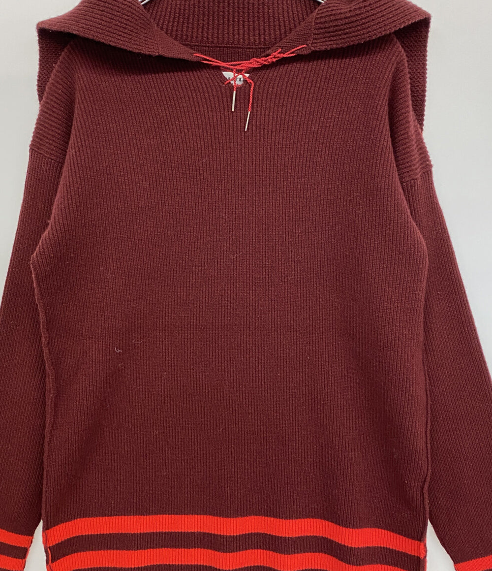 メゾンマルジェラ 長袖ニット セーラーカラー 21AW レディース SIZE M Maison Margiela