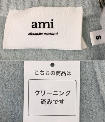 アミパリス カーディガン シャーベットブルー Aハート メンズ SIZE S AMI PARIS
