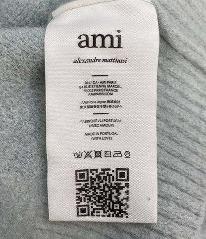 アミパリス カーディガン シャーベットブルー Aハート メンズ SIZE S AMI PARIS