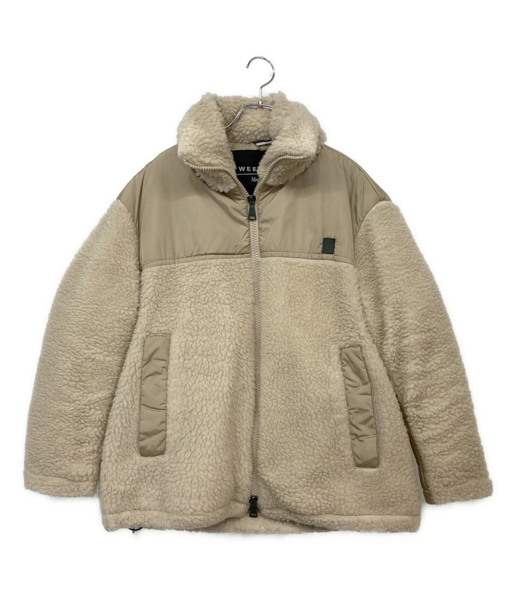 マックスマーラ ウィークエンド ボアジャケット レディース SIZE 34 MAXMARA WEEKEND