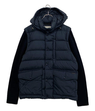 WOOLRICH ダウンジャケット WWOU0499 ハイブリッド メンズ SIZE L ウールリッチ
