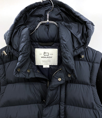 WOOLRICH ダウンジャケット WWOU0499 ハイブリッド メンズ SIZE L ウールリッチ