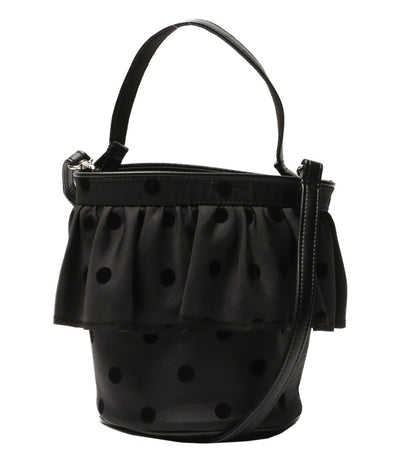 setsuko sagittaire セツコサジテール 2way ハンドバッグ ブラック ドット レディース