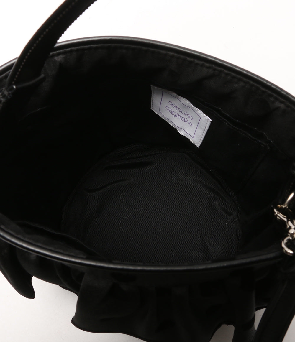 setsuko sagittaire セツコサジテール 2way ハンドバッグ ブラック ドット レディース