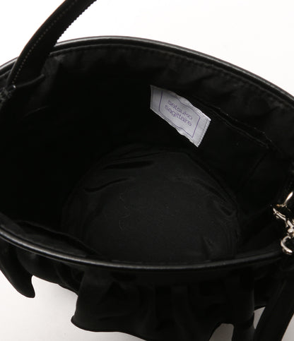 setsuko sagittaire セツコサジテール 2way ハンドバッグ ブラック ドット レディース