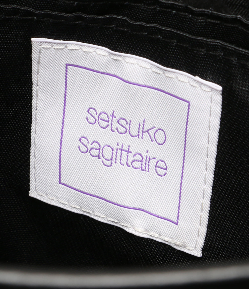 setsuko sagittaire セツコサジテール 2way ハンドバッグ ブラック