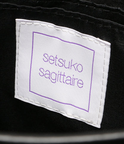 setsuko sagittaire セツコサジテール 2way ハンドバッグ ブラック ドット レディース