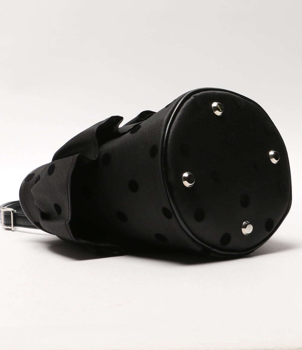 setsuko sagittaire セツコサジテール 2way ハンドバッグ ブラック ドット レディース