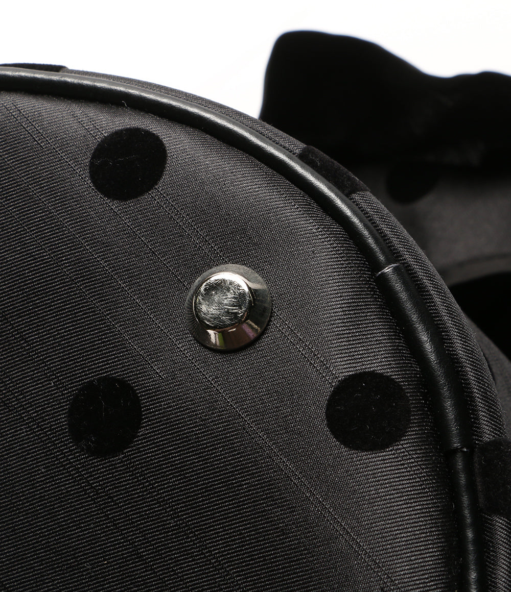 setsuko sagittaire セツコサジテール 2way ハンドバッグ ブラック ドット レディース