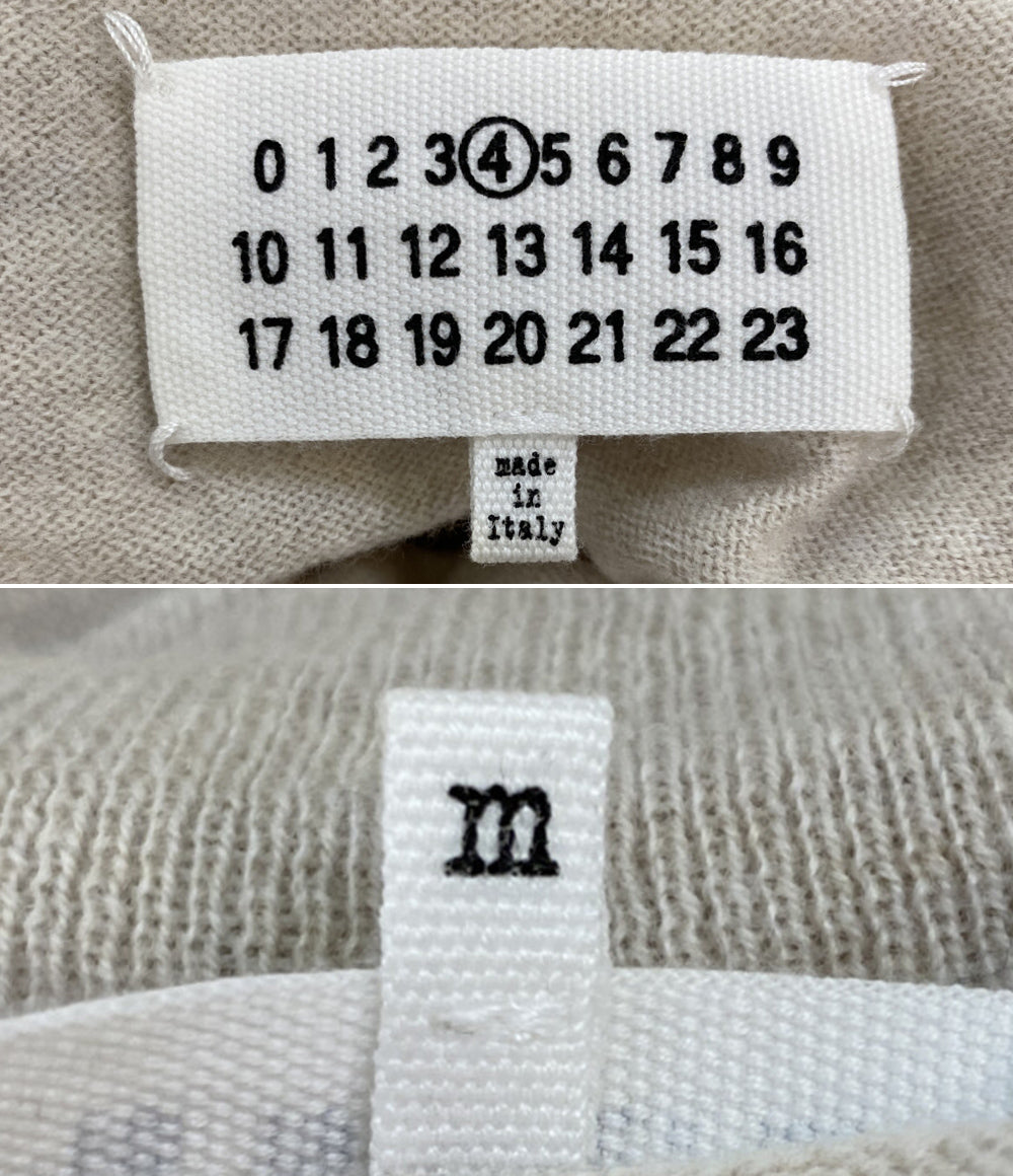 メゾンマルジェラ ハイネックニット ベージュ S51HA1082 レディース SIZE M Maison Margiela