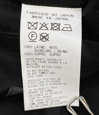 ヨウジヤマモトプールオム 美品 ジャケット WOOL GABARDINE COLLARLESS JACKET 2025AW メンズ SIZE 2 YOHJI YAMAMOTO POUR HOMME
