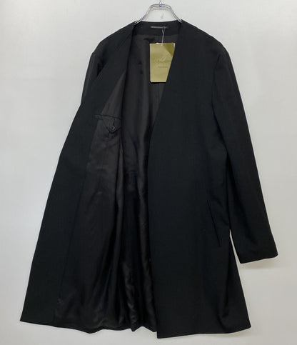 ヨウジヤマモトプールオム 美品 ジャケット WOOL GABARDINE COLLARLESS JACKET 2025AW メンズ SIZE 2 YOHJI YAMAMOTO POUR HOMME