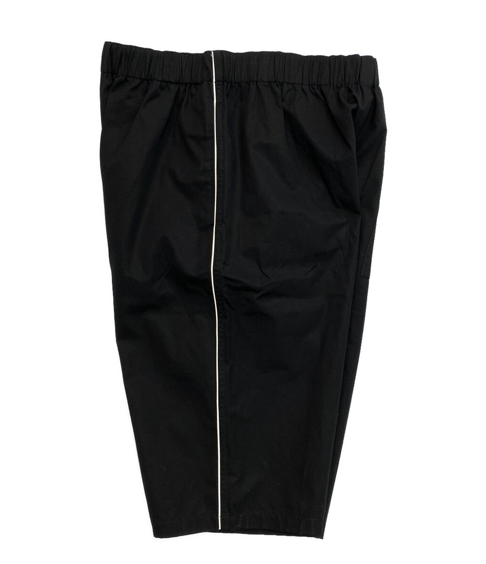 バレンシアガ ハーフパンツ ブラック バックロゴ メンズ SIZE 46