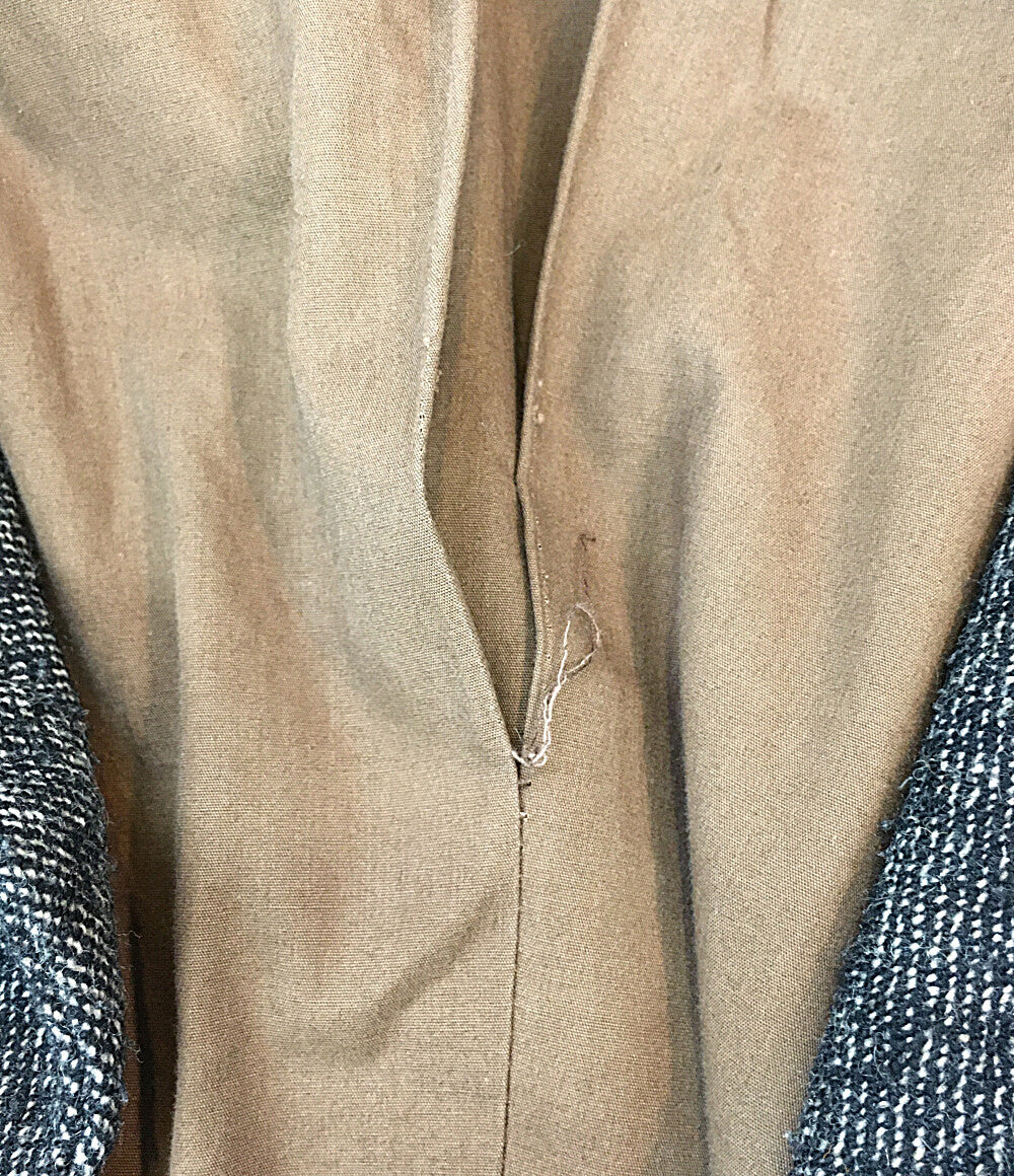 AMERI アメリ コート ウール混 中央ほつれブラウン レディース SIZE -