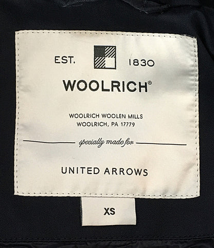 ウールリッチ ダウンコート ネイビー ラビットファー付き WWCPS2862 レディース SIZE XS WOOLRICH
