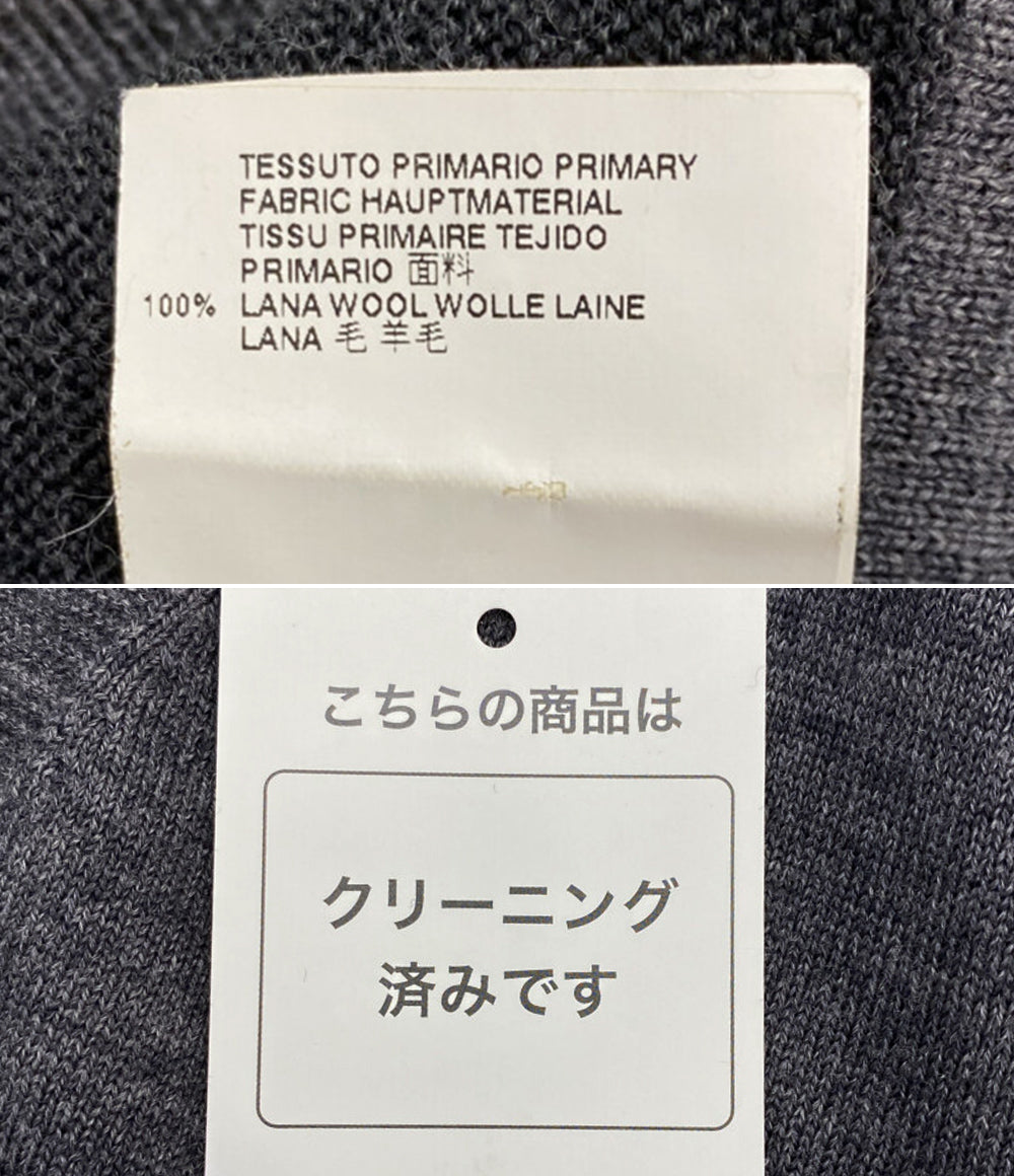 エムエムシックス 長袖カーディガン Vネック グレー レディース SIZE S MM6