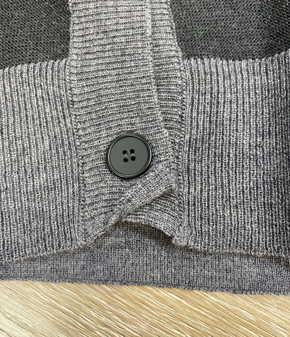 エムエムシックス 長袖カーディガン Vネック グレー レディース SIZE S MM6