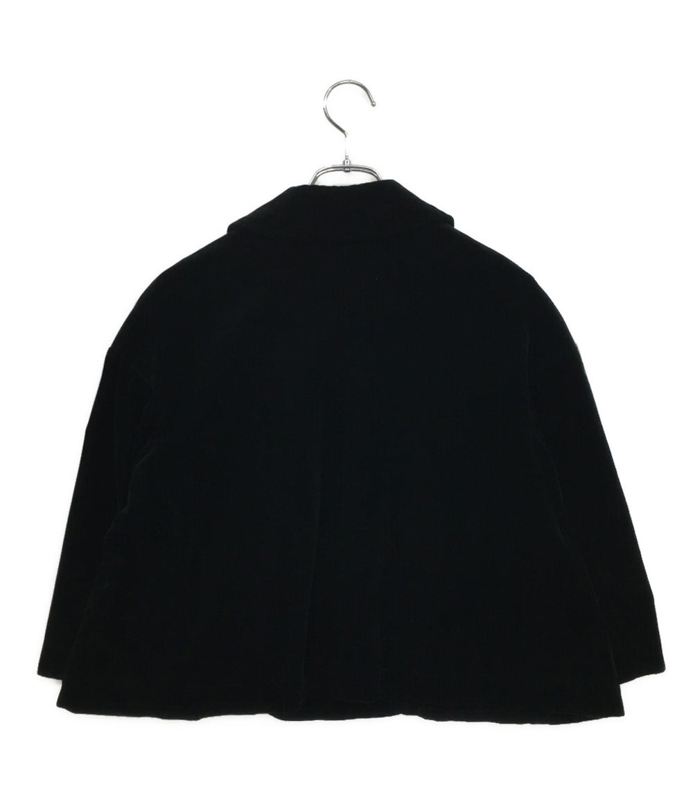 コムデギャルソン ベロア丸襟ジャケット RK-J037 レディース SIZE S COMME des GARCONS