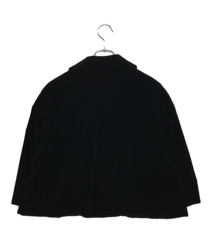 コムデギャルソン ベロア丸襟ジャケット RK-J037 レディース SIZE S COMME des GARCONS
