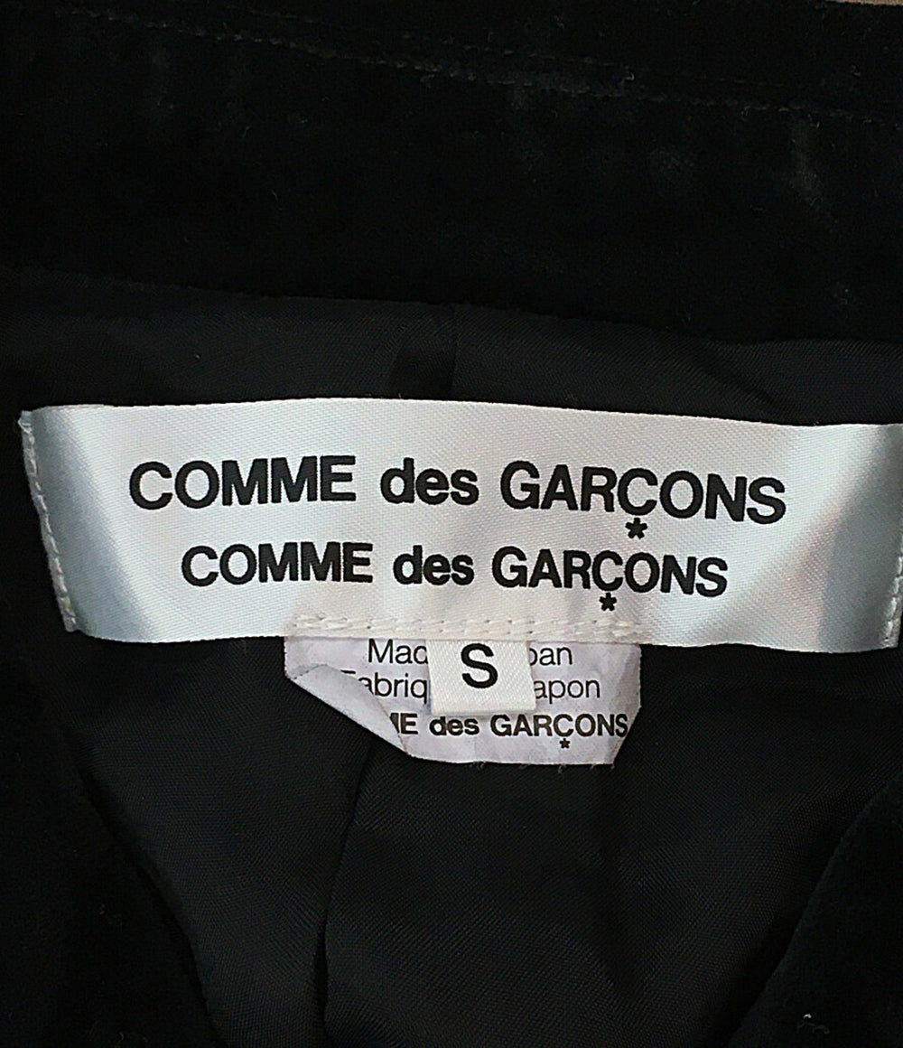 コムデギャルソン ベロア丸襟ジャケット RK-J037 レディース SIZE S COMME des GARCONS