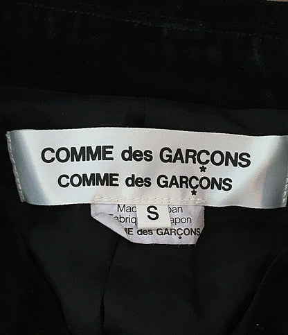 コムデギャルソン ベロア丸襟ジャケット RK-J037 レディース SIZE S COMME des GARCONS