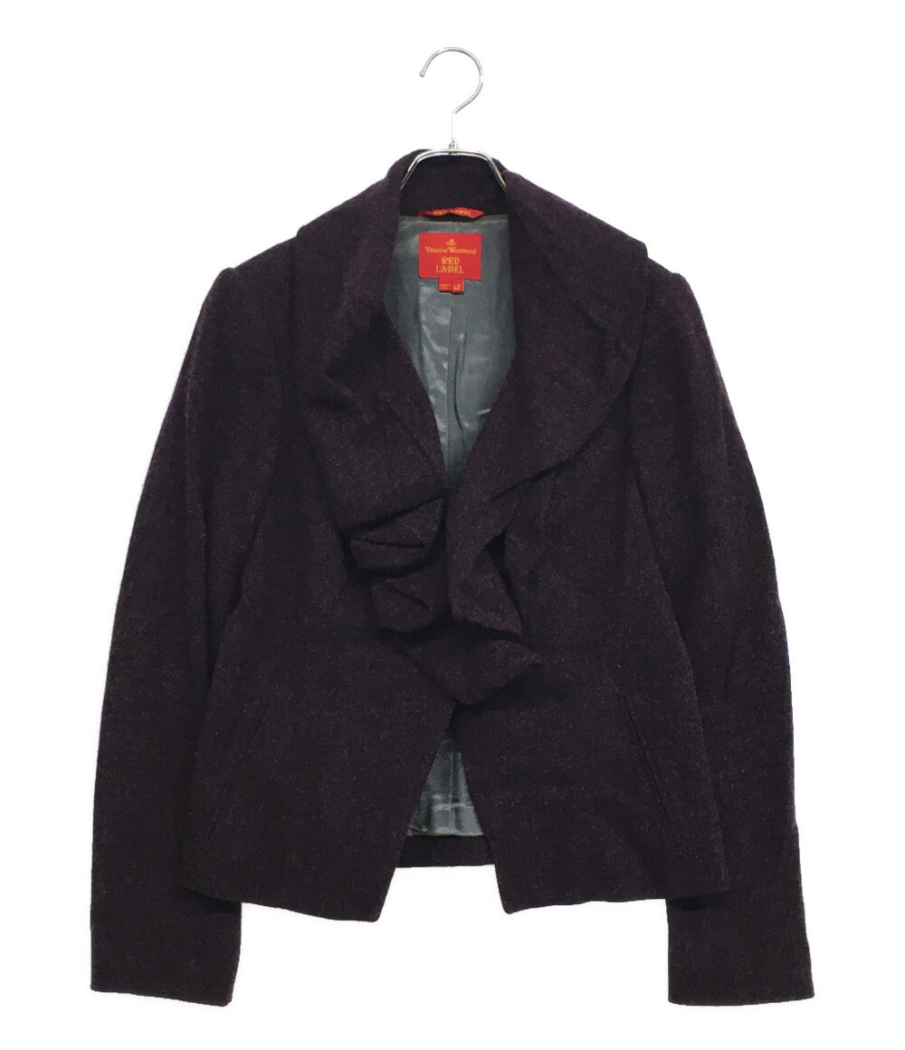 ヴィヴィアンウエストウッド ヴィンテージジャケット RED LABEL パープル 12-01-422017 レディース SIZE 42 VIVIENNE WESTWOOD