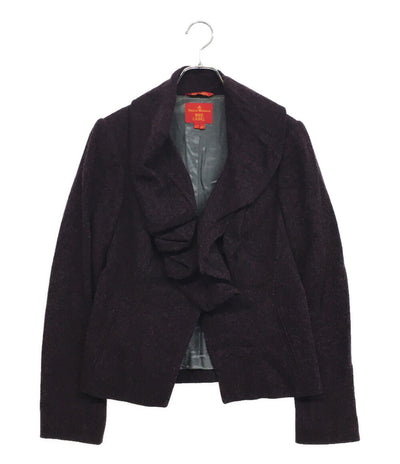 ヴィヴィアンウエストウッド ヴィンテージジャケット RED LABEL パープル 12-01-422017 レディース SIZE 42 VIVIENNE WESTWOOD