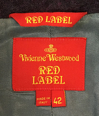 ヴィヴィアンウエストウッド ヴィンテージジャケット RED LABEL パープル 12-01-422017 レディース SIZE 42 VIVIENNE WESTWOOD
